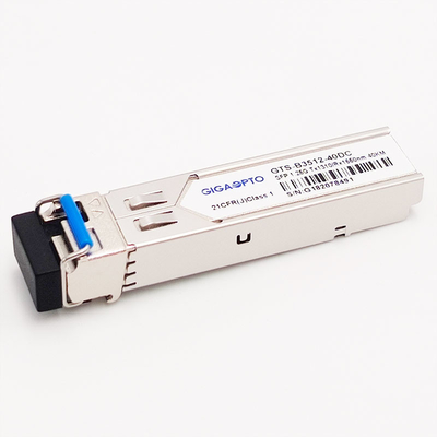 1000BASE-BX 1.25G BIDI SFP TX1310nm/RX1550nm 40km SMF LC DOM Module émetteur-récepteur
