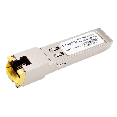 le module optique 1000BASE T d'émetteur-récepteur de SFP du mode 1000Mbps unitaire cuivrent RJ-45 100m industriel