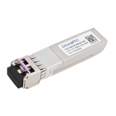 Les 2 DOM de l'émetteur-récepteur 20km TX1490 RX1310 LC de SM de la fibre 2.488Gbps CSFP BIDI