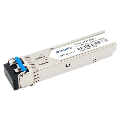 De MSA 3G de l'écart-type HD 3G IDS SFP les doubles LC DOM de l'émetteur-récepteur 1310nm 40KM DFB PIN Optical Transmitter Receiver Modules