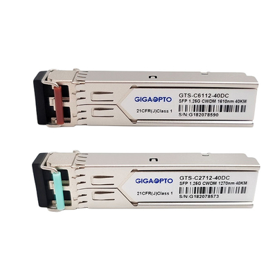 Émetteur-récepteur de 1000BASE-CWDM HPE SFP 40km SMF pour SFP40K-CWxxxx