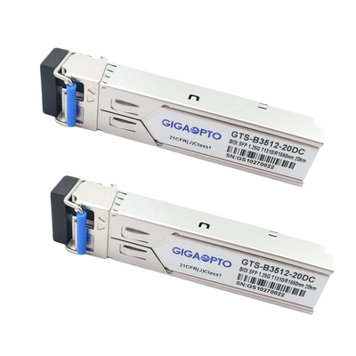Module compatible TX1310nm RX1550nm 20km d'émetteur-récepteur de 1000BASE-BX Cisco GLC-BX-20U SFP