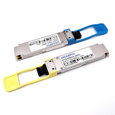 Taux de transfert de données 40G 1.5W Consommation d'énergie câble MMF DEM-QX01Q-SR4