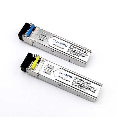3.3v Connecteur Sfp à fibres bidirectionnelles multimodales pour réseau de données