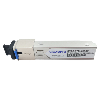 Modules optiques DDM de puissance de la classe D 8dBm TX d'émetteur-récepteur de SFP GPON OLT
