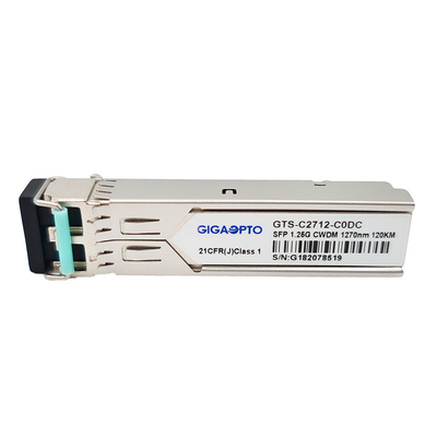 Les DOM duplex du module 1.25G 1000BASE CWDM 1270 1610nm 120km LC SMF d'émetteur-récepteur de SFP