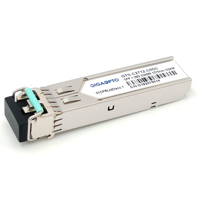 Les DOM duplex du module 1.25G 1000BASE CWDM 1270 1610nm 120km LC SMF d'émetteur-récepteur de SFP