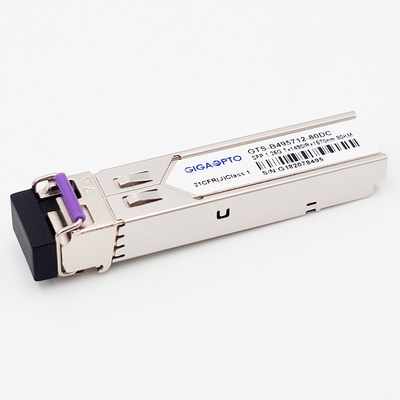1.25G BiDi SFP 1000BASE-BX TX1490nm/RX1570nm 80km SMF DOM LC Module émetteur-récepteur