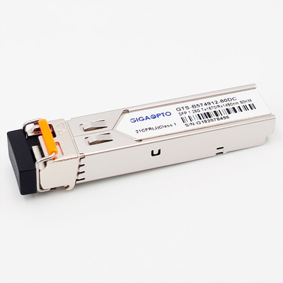 Module d'émetteur-récepteur BiDi SFP TX1570nm/RX1490nm 80km LC SMF DOM