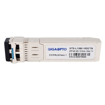 modules d'émetteur simples de 6G IDS SMPTE SFP 1310nm 10km SMF LC MSA