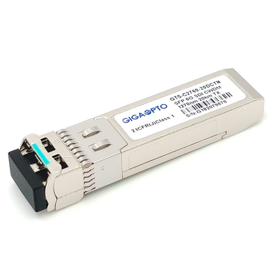 module d'émetteur simple de 6G IDS SMPTE CWDM SFP 1270nm-1450nm 20km SMF LC NON-MSA