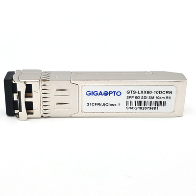 modules de récepteur simples de la borne 10km SMF LC de 6G IDS SMPTE SFP NON-MSA