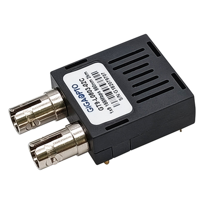 émetteur-récepteur duplex optique LVPECL PECL de St 850nm de Sc FC de l'émetteur-récepteur 2km MMF de 155Mbps 1x9