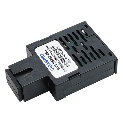 St de Sc optique FC du module BIDI TX1550nm RX1310nm 40km SMF de l'émetteur-récepteur PECL LVPECL de 155Mbps 1x9