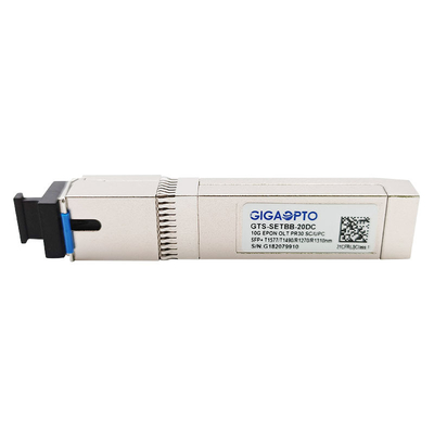 10G 	Module OLT SFP+ PR30 T1577nm symétrique 10G T1490nm 1G R1270nm 10G R1310nm 1G d'EPON SFP