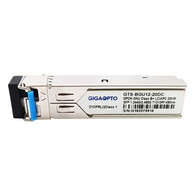 Module SMF Tx1310nm Rx1490nm LC RPA d'émetteur-récepteur de la classe B+ GPON SFP d'ONU