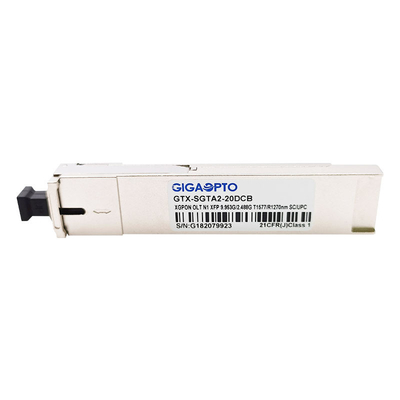 Sc DDM du module TX1577nm 9.953G/RX1270nm 2.488G SMF 20km d'émetteur-récepteur de XGPON OLT N1 XFP GPON SFP