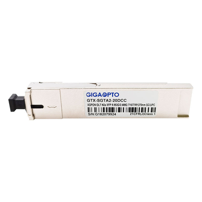 Sc UPC DDM du module TX 1577nm 9.953G/RX1270nm 2.488G SMF 20km d'émetteur-récepteur de XGPON OLT N2a XFP
