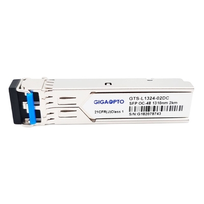 OC-48/STM-16 SR-1 l'autre émetteur-récepteur optique optique du module 2.5Gbps SFP 1310nm 2km DOM Duplex LC SMF d'émetteur-récepteur