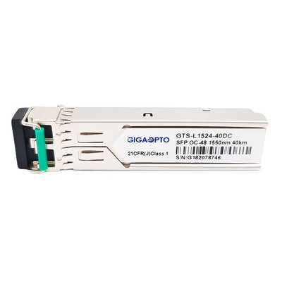 LC duplex SMF DOM Other Optical Transceiver Module OC-48 STM-16 IR-2 SFP 2.5Gbps 1550nm 40km
