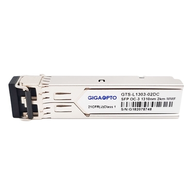 Les DOM du duplex LC de module d'émetteur-récepteur d'OC-3/STM-1 SR-0 155Mbps 1310nm MMF 2km SFP