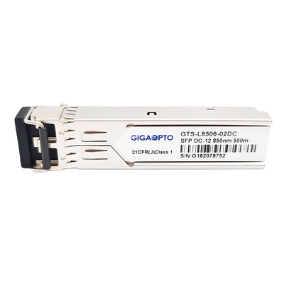 module MMF DOM Duplex LC d'émetteur-récepteur de 622Mbps SFP OC-12/STM-4 SR-0 850nm 500m