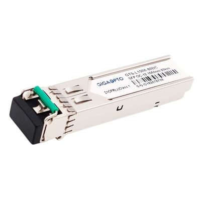 Les DOM du module LC SMF d'émetteur-récepteur de SFP OC-12/STM-4 622Mbps SONET/SDH 1550nm 80km