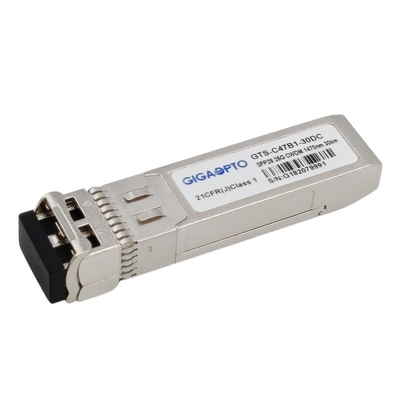Les DOM 25GBASE ERL CWDM SFP28 1470nm 1570nm 30km de module de fibre d'émetteur-récepteur de mode unitaire de LC SMF