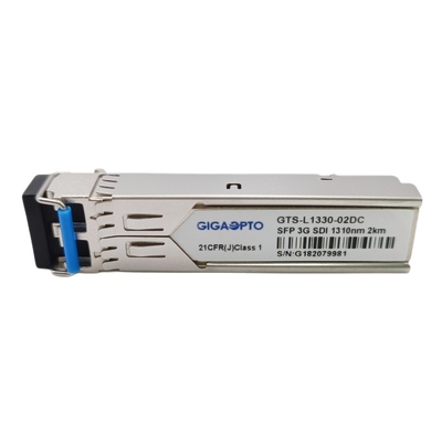 les modules d'émetteur-récepteur de 3G IDS SMPTE SFP 1310nm 2km SMF duplexent les DOM de LC MSA Pinout avec les modèles pathologiques visuels