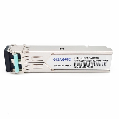 module SMF DOM Duplex LC d'émetteur-récepteur de 1.25G 1270 ~1610nm 100km 1000BASE CWDM SFP