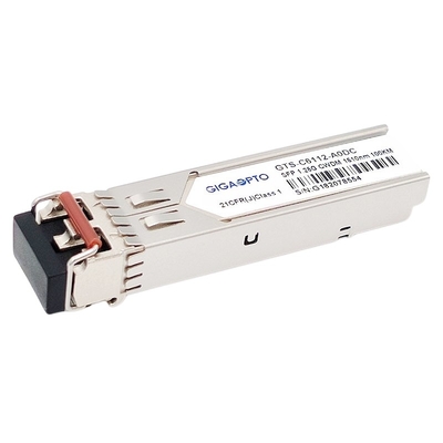 module SMF DOM Duplex LC d'émetteur-récepteur de 1.25G 1270 ~1610nm 100km 1000BASE CWDM SFP