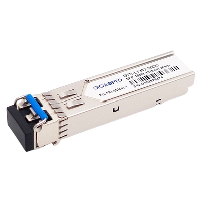 Émetteur-récepteur optique 20km SMF LC duplex DOM Tx 1310nm Rx 1550nm de 100BASE LX 155Mbps SFP