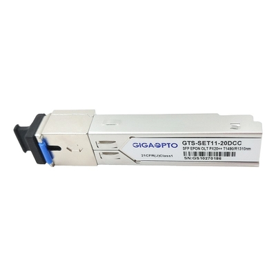 Module EPON OLT PX20++ 1.25G PX30 TX1490nm RX1310nm 20km d'émetteur-récepteur de Sc SFP de DDM