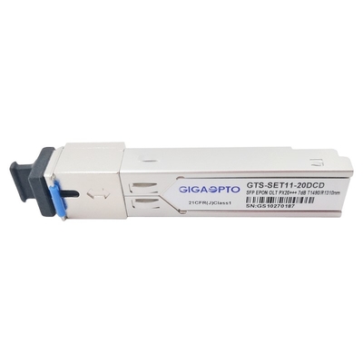Module d'émetteur-récepteur d'OLT SFP EPON Px20+++ PX40 7dBm SFP 1.25G TX1490nm/RX1310nm 20km