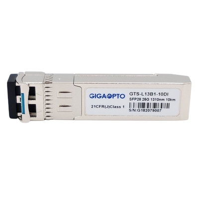 Les DOM optiques d'émetteur-récepteur de SMF 1310nm 25G LR SFP28 10km