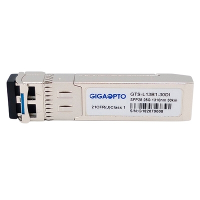 SFP28 LES DOM optiques optiques industriels de module d'émetteur-récepteur de l'émetteur-récepteur 1310nm 30km 25GBASE ER Lite SMF