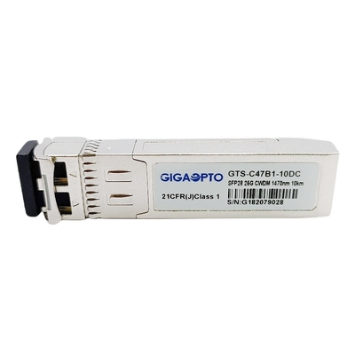 Les DOM du mode unitaire CWDM SFP28 1470nm~1570nm 10km de module de 25GBASE LR SFP