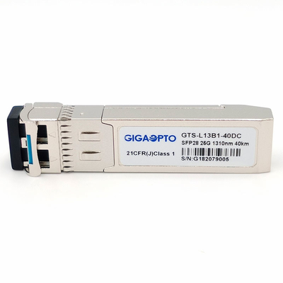 Les DOM optiques optiques du module EML APD SMF LC de l'émetteur-récepteur 1310n 40km de 25GBASE ER SFP28