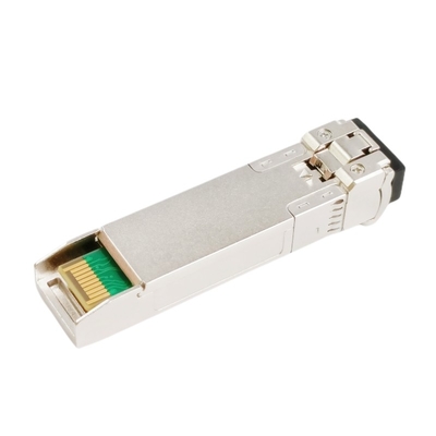 50GHz les DOM réglables de l'émetteur-récepteur 80km 1563.86nm-1528.77nm LC de la C-bande SFP+ SMF de l'étape 10G DWDM