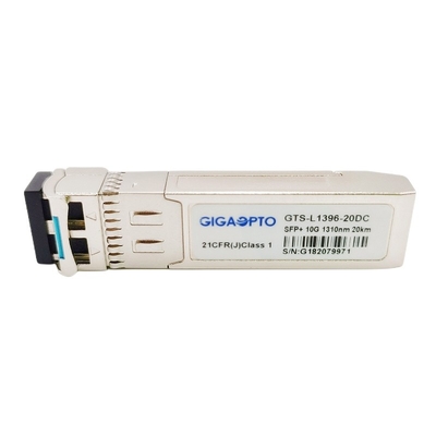 Module optique unitaire 1310nm LC DDM d'émetteur-récepteur de la fibre SMF 20km de mode de SFP+ 10G ELR