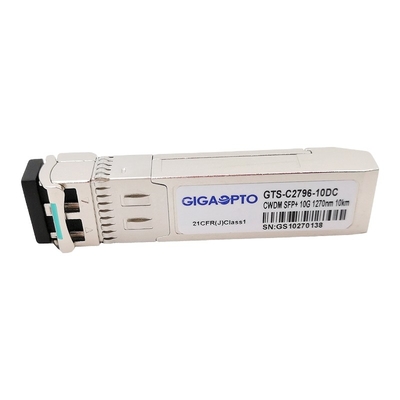 les DOM optiques du module SMF 10km LC de l'émetteur-récepteur 1610nm de 10Gbps SFP+ CWDM LR 1270