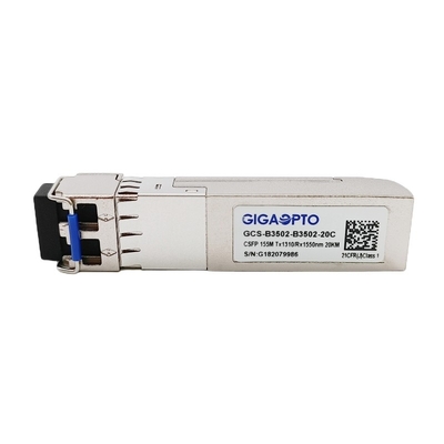DOM de fibre optique bidirectionnels de l'émetteur-récepteur TX1310nm RX1550nm LC 20km de SFP du contrat 100BASE les doubles
