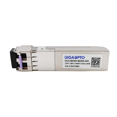 les DOM de l'émetteur-récepteur LC 40km de SFP BIDI de contrat de 2x 155Mbps 1310nm 1490nm