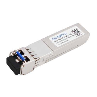 Les DOM de l'émetteur-récepteur TX1310nm RX1490nm LC 40km de SFP BIDI de contrat des canaux doubles 155Mbps