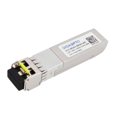 100BASE BX CSFP conjuguent les DOM de l'émetteur-récepteur LC de SM de BIDI 40km TX1550nm RX1310nm