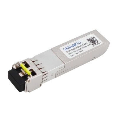 Fibre simple de double de 1.25G BIDI CSFP module de l'émetteur-récepteur LX TX1550nm RX1310nm SMF 20km SFP
