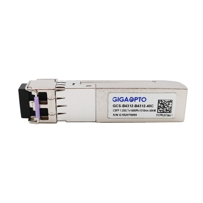 module à canal double TX1490nm RX1310nm SMF 40km d'émetteur-récepteur de 1.244G BIDI CSFP