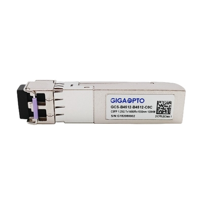 1000BASE CSFP conjuguent le SM LC DOM Transceiver de BIDI 120km TX1490 RX1550