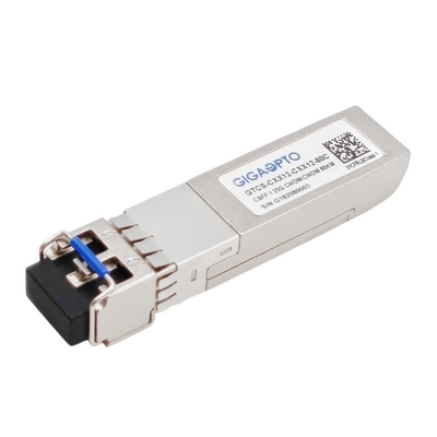 1000BASE CWDM CSFP conjuguent les DOM de l'émetteur-récepteur LC de SM de C-47 de BIDI 80km TX C51 RX
