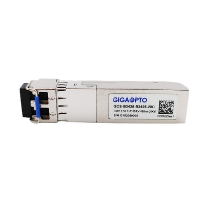 2.5Gbps CSFP conjuguent les DOM de l'émetteur-récepteur LC de BIDI 20km TX1310 RX1490